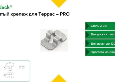 Скрытый крепеж Гвоздек PRO (Про)